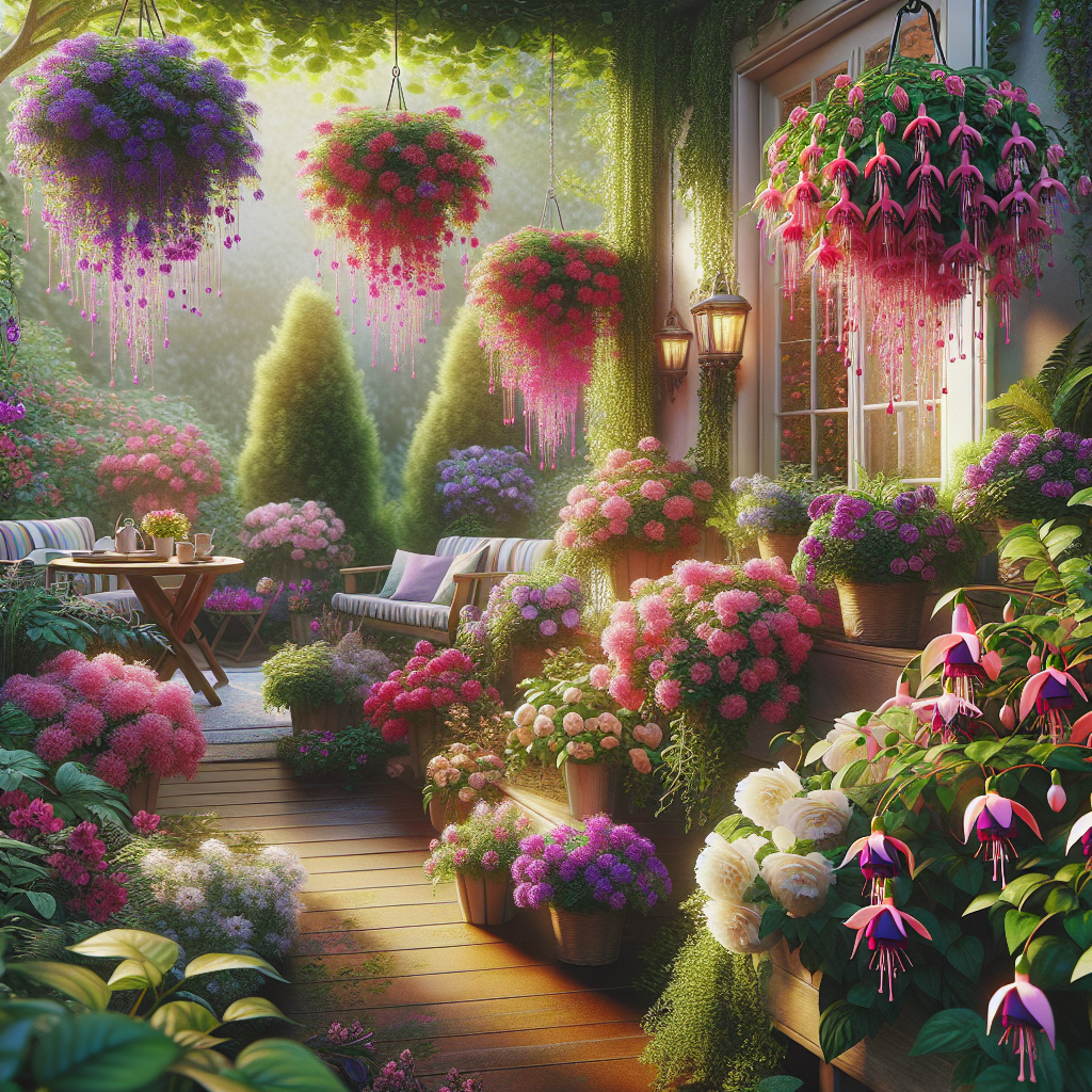 Creating a Vibrant Outdoor Space with Fuchsia Hybrida Hort: A Guide to Decorative Gardening  