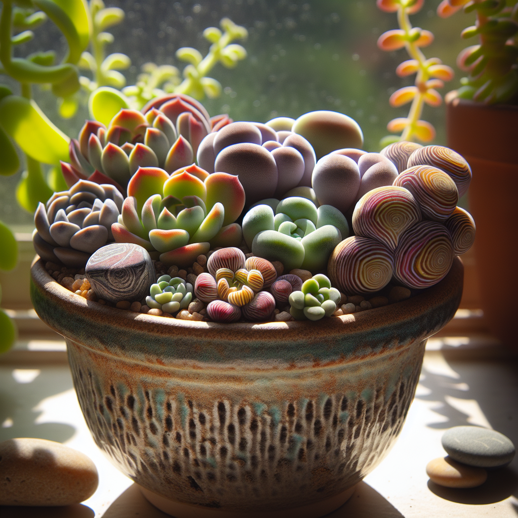 Care Tips for Maintaining Lithops Succulents at Home