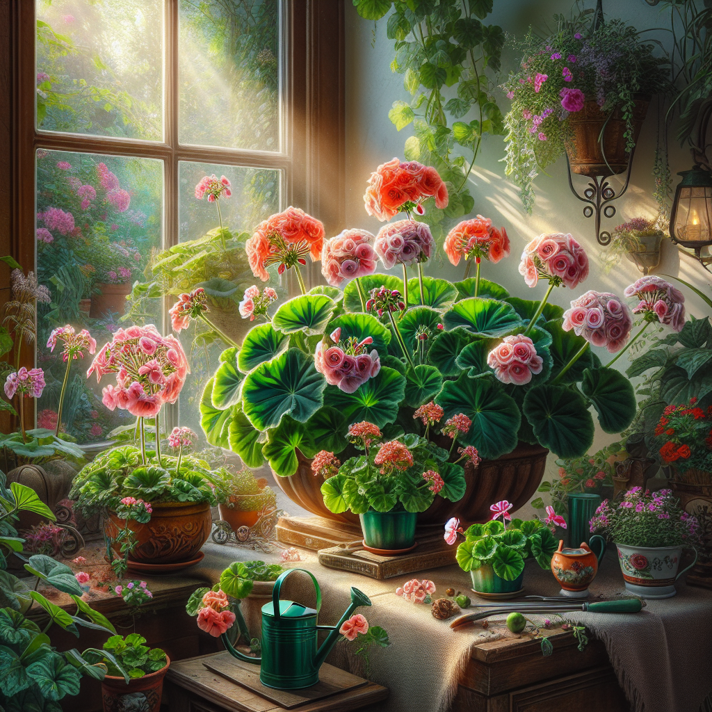 Creating a Serene Atmosphere with Fragrant Geraniums in Your Home Landscape  