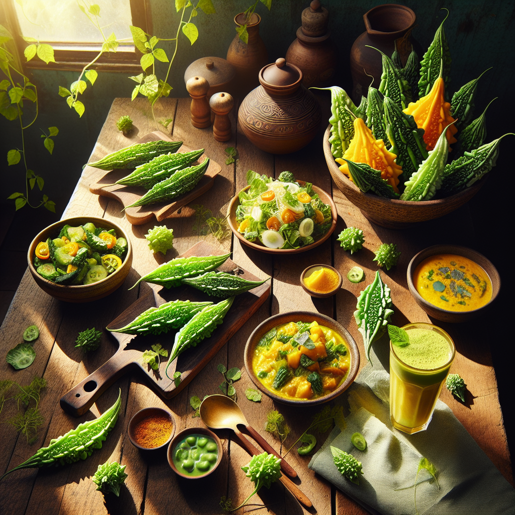 Exploring Unique Recipes Using Fresh Bitter Gourd from Your Garden  