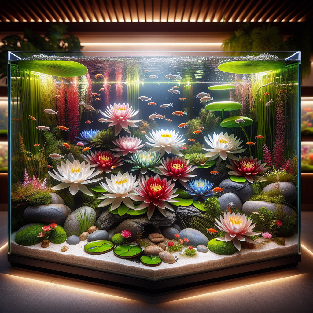 Types of Water Lilies Suitable for Indoor Aquariums: A Comprehensive Guide   Types of Water Lilies Suitable for Indoor Aquariums: A Comprehensive Guide