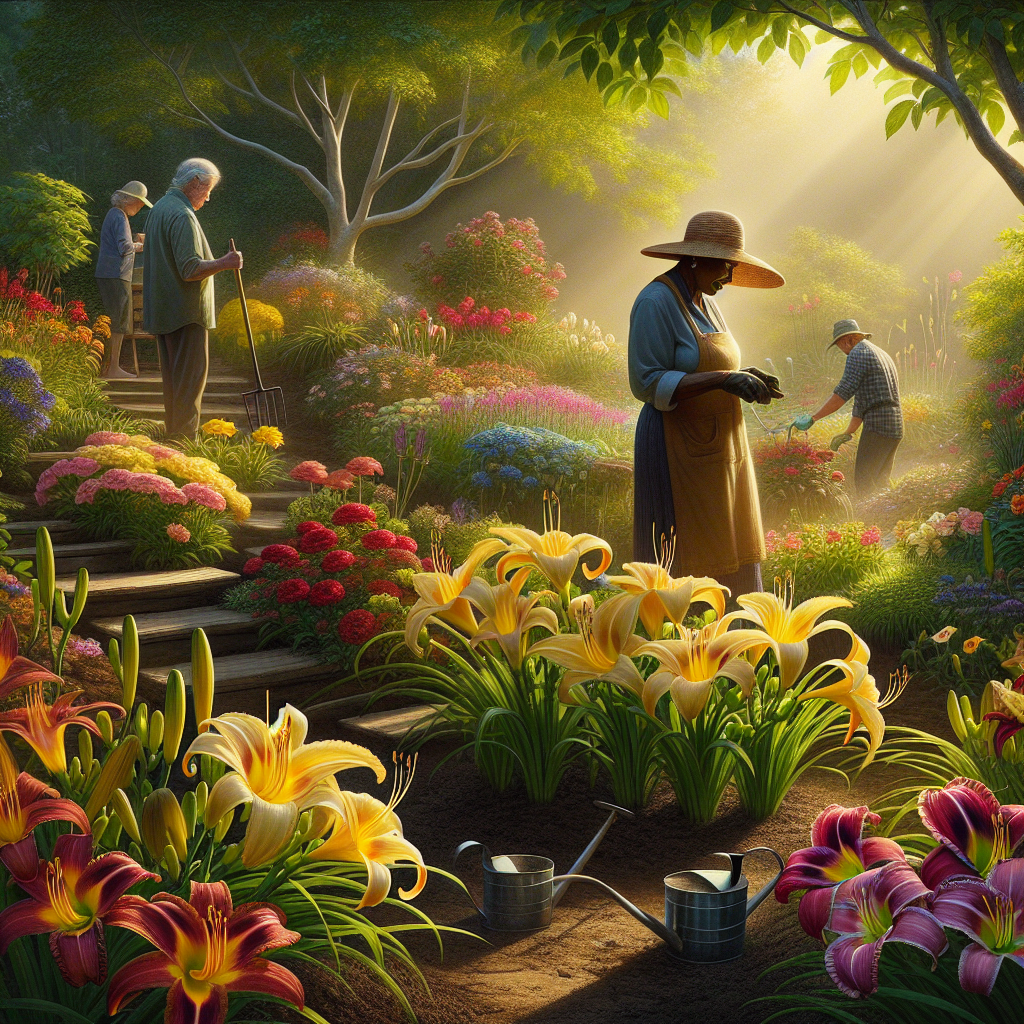 Best Gardening Tips for Cultivating Vibrant Daylilies: Ensuring a Flourishing Bloom  