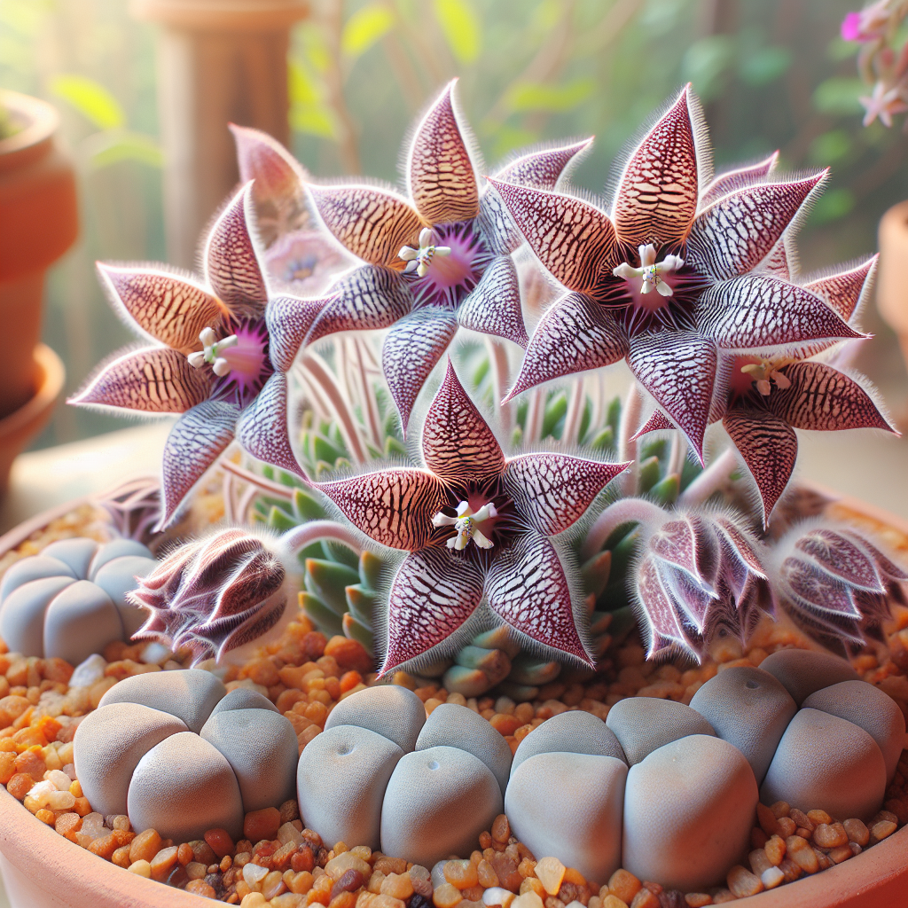 Understanding the Unique Characteristics of Stapelia Pulchella and Lithops Understanding the Unique Characteristics of Stapelia Pulchella and Lithops