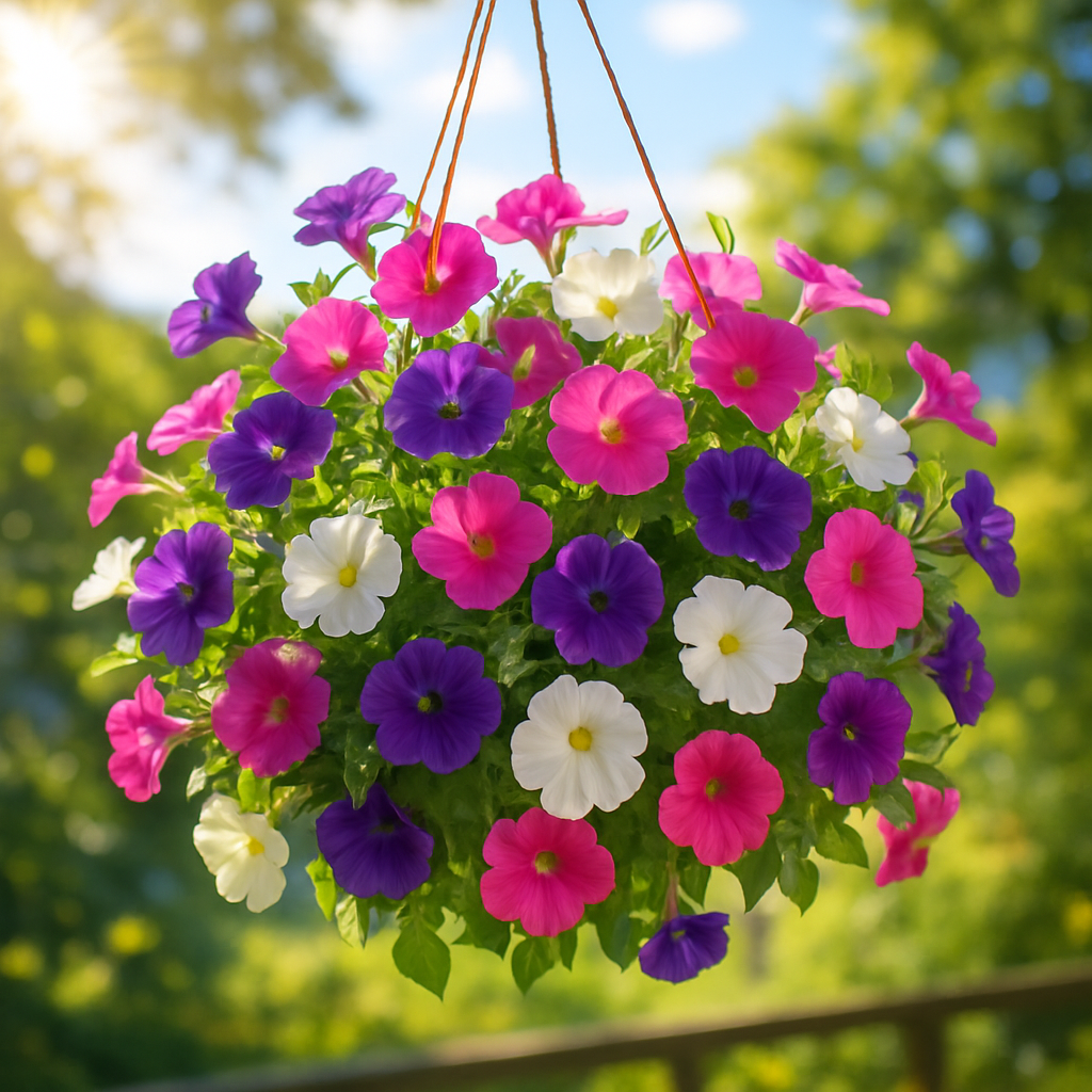 Best Tips for Caring for Hanging Petunias in Sunny Locations  