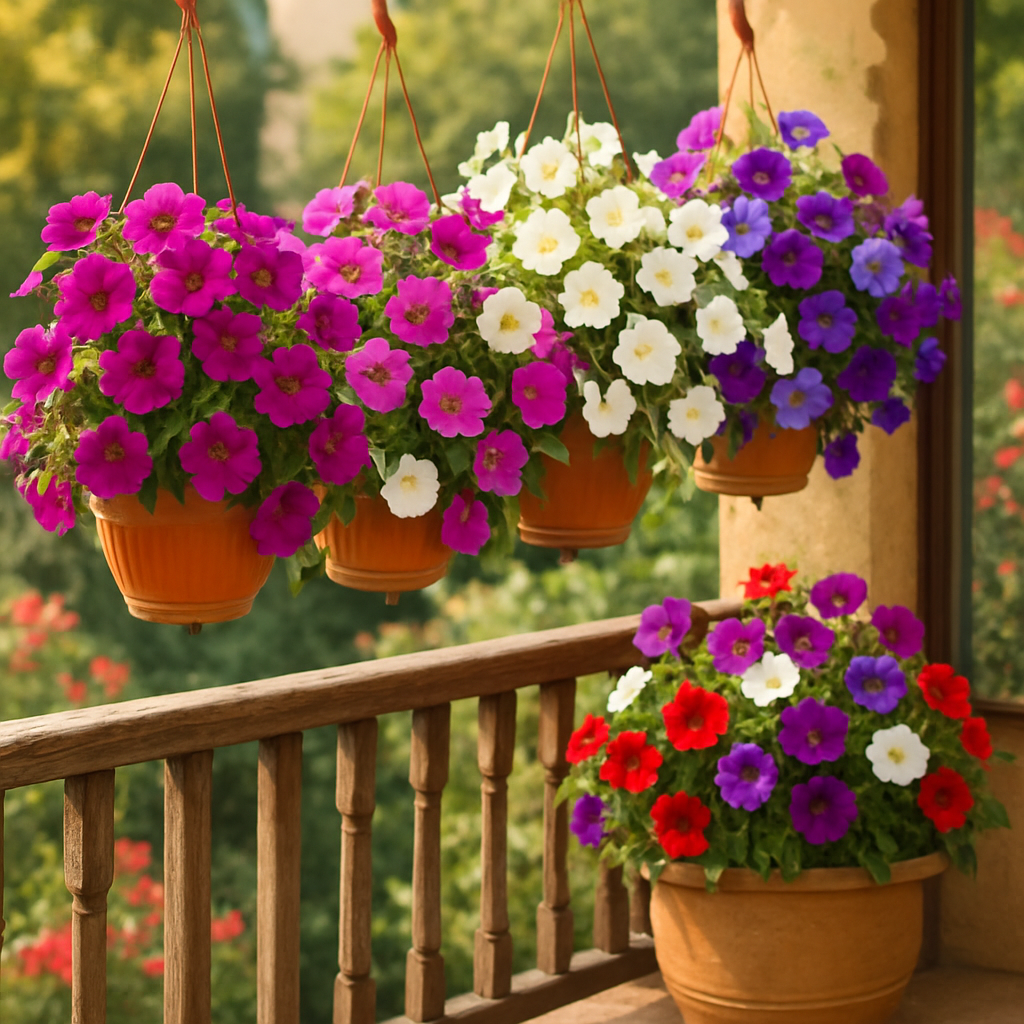 Creating Stunning Displays: The Aesthetic Appeal of Hanging Petunias
