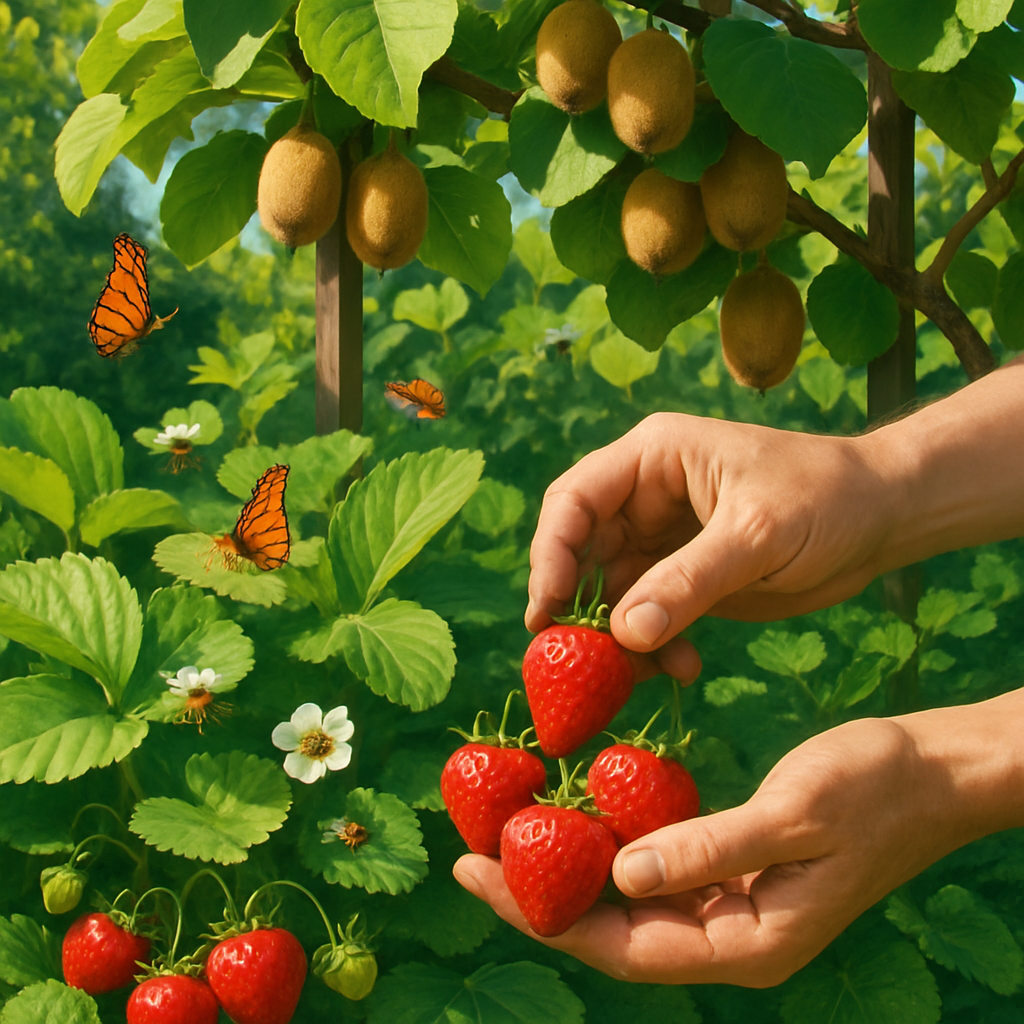 Understanding the Benefits of Growing Your Own Strawberries and Kiwis at Home  