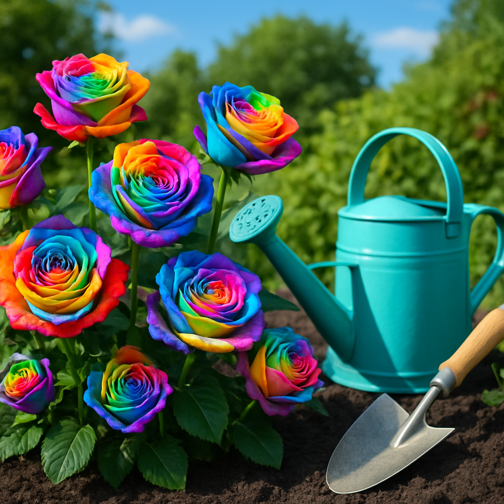 How to Grow Rainbow Rose Seeds in Your Garden: A Step-by-Step Guide  