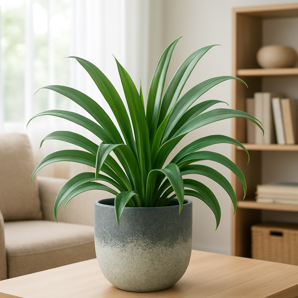 Easy-Care Indoor Plants That Reduce Radiation Exposure: The Blue Pearl Chlorophytum  
