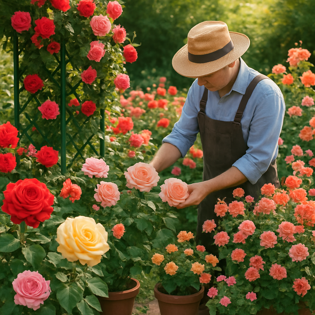 The Best Rose Seeds for Vibrant Outdoor Flower Displays  