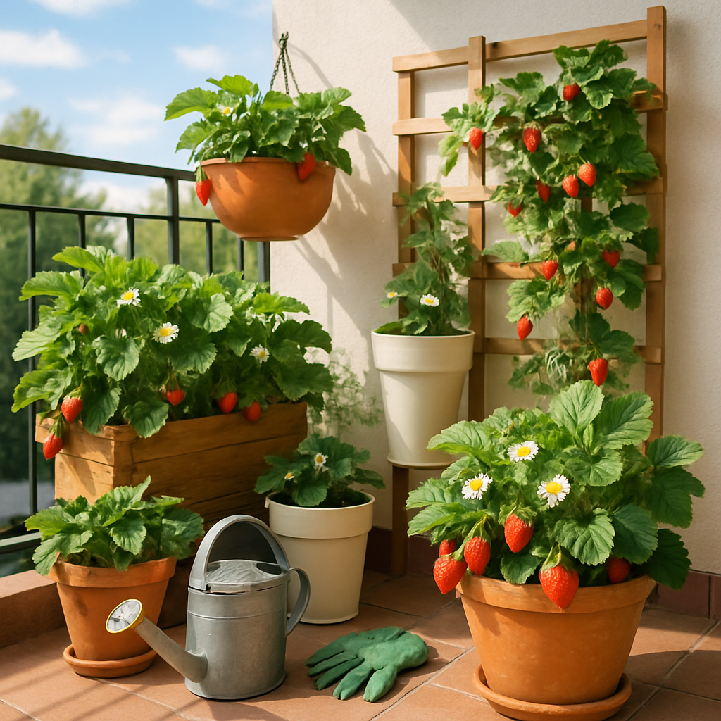 Beginner’s Guide to Cultivating Strawberries in Containers  